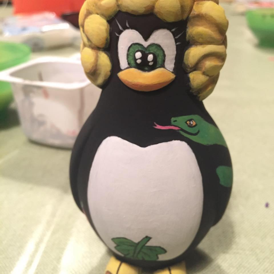 Tina, la pinguina che aiuta a sviluppare la tua creativitÃ 