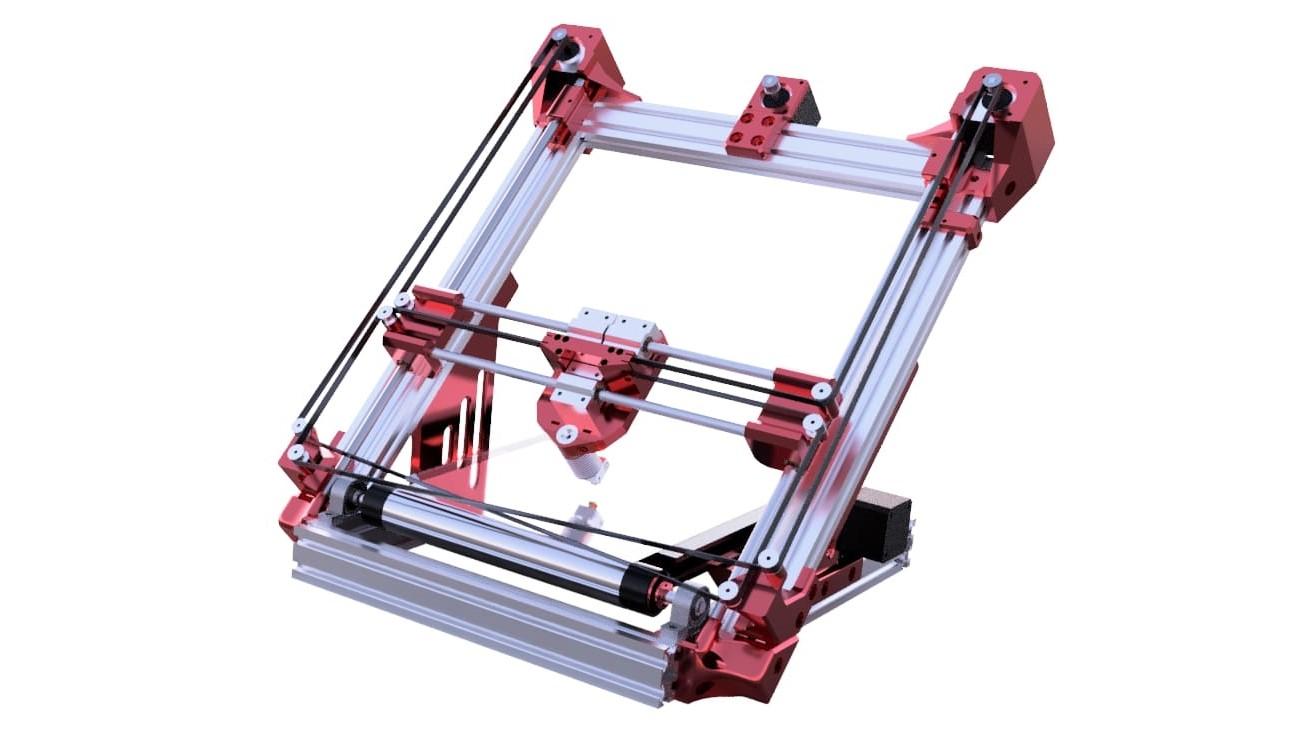 Homemade Belt 3D Printer