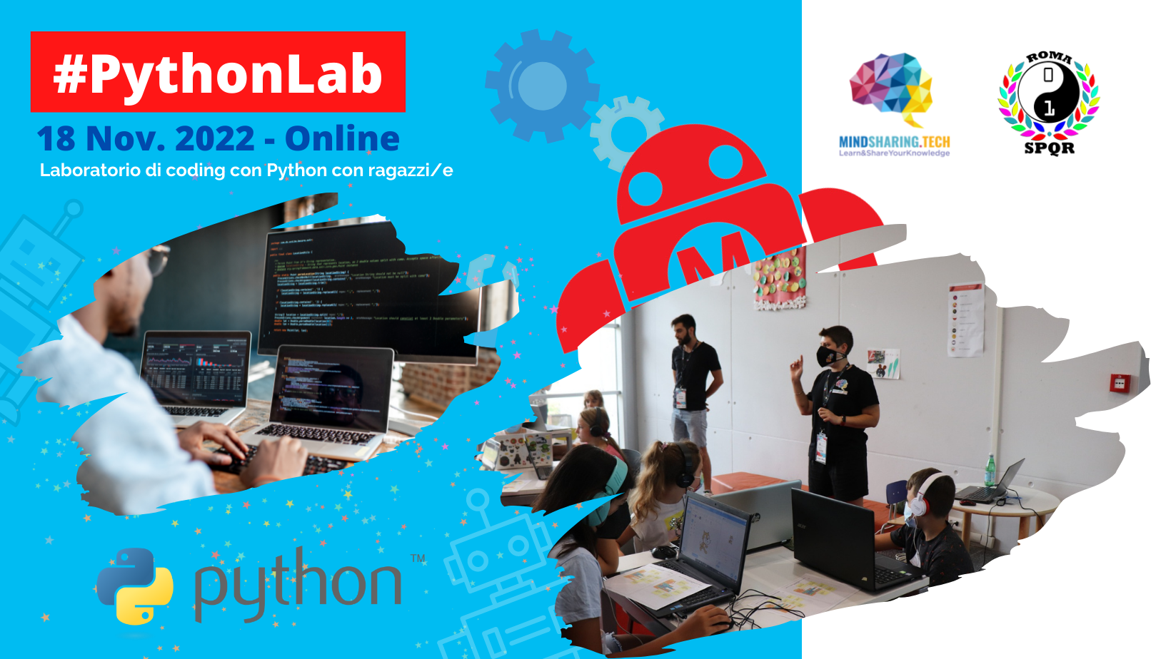 #PythonLab - Laboratorio di introduzione a Python per ragazzi/e 12-17 anni