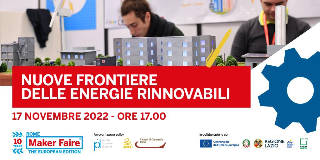 New frontiers of renewable energies - Nuove frontiere delle energie rinnovabili     