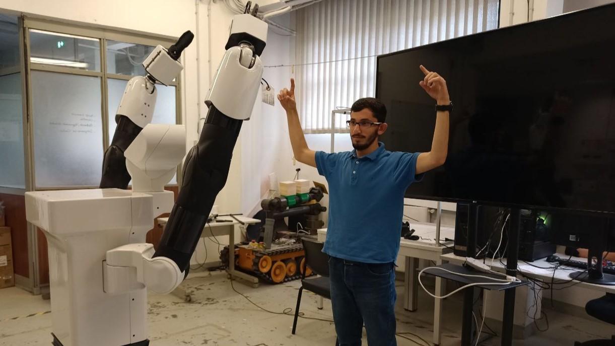 Gesture-based human robot interaction